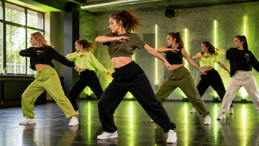 Gruppe bei einer Danceclass