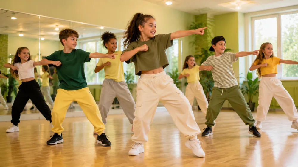 Kinder bei einem Tanzkurs